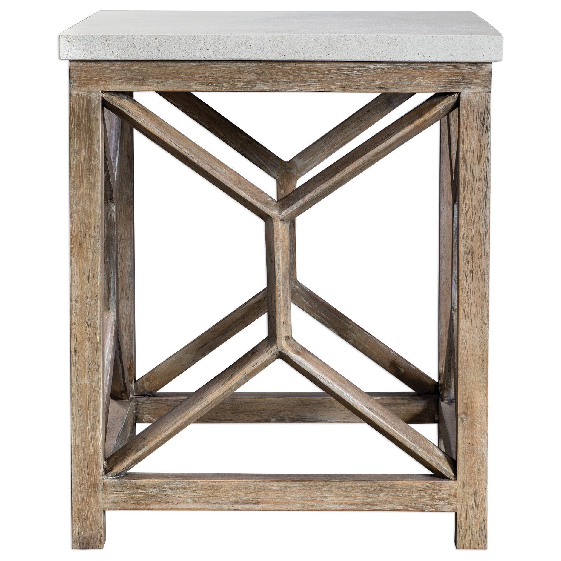 Uttermost Accent Furniture Occasional Tables Catali Stone End Table
